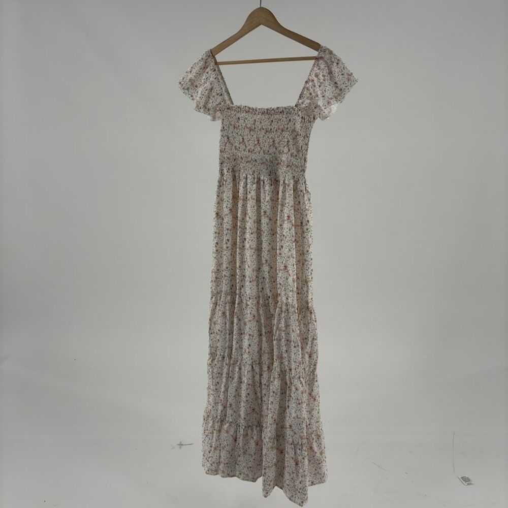 Indie Blue Marabella Dress Wispy Floral Print